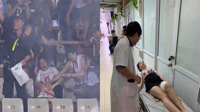 Sự cố nữ CĐV bị thương do trúng pháo sáng trên sân Hàng Đẫy: Đại diện 2 đội bóng nói gì?