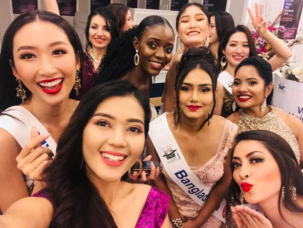 Cô sinh viên Việt đoạt vương miện Hoa hậu Sinh viên Thế giới 2019: Makeup & style đều xuất sắc; lấn át đối thủ mỗi khi chung khung hình - Ảnh 8.