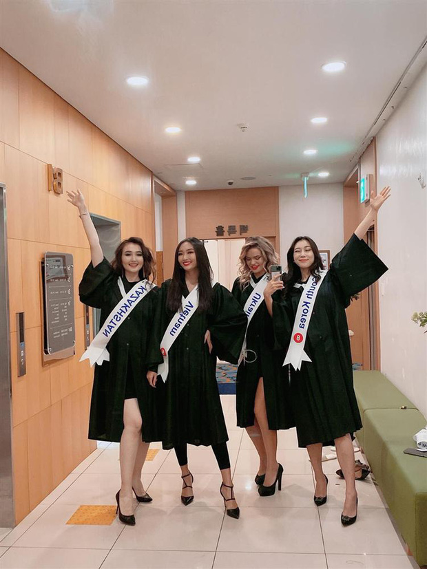Cô sinh viên Việt đoạt vương miện Hoa hậu Sinh viên Thế giới 2019: Makeup & style đều xuất sắc; lấn át đối thủ mỗi khi chung khung hình - Ảnh 9.