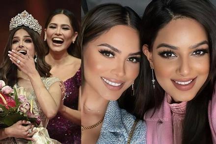 Miss Universe 2020 hội ngộ Miss Universe 2021, ai thất thế?