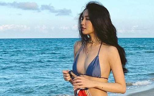 Bích Phương diện bikini dây, khoe ngực nở eo thon cực nuột