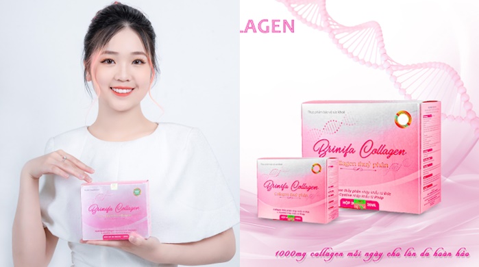 Brinifa Collagen đem lại làn da khỏe mạnh tự nhiên