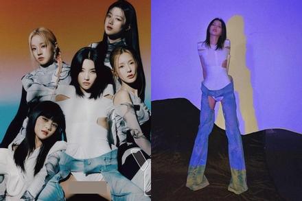 Nữ idol Kpop bị ném đá vì mặc quần không đáy phản cảm lên tạp chí