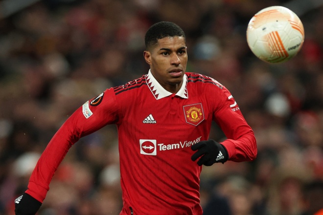 Rashford ghi bàn ở cúp châu Âu cho MU ngang Ronaldo