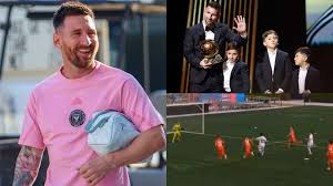 Con trai Messi gây sốt, ghi 5 bàn trong trận