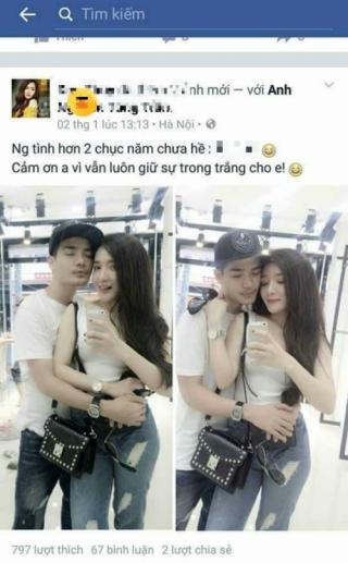 Sốt mạng hotgirl tuyên bố “Yêu 20 năm vẫn là gái trinh“