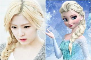 Các sao nữ nhà SM giống với hình mẫu công chúa Disney