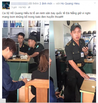 Thực hư nghi vấn Hồ Quang Hiếu bị tạm giữ ở sân bay vì chứa bom