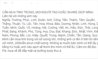 Sốc toàn tập thiếu nữ tìm mua tinh trùng về đắp mặt  tự sướng 