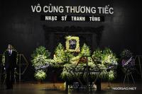 Gia đình nén đau buồn trong đám tang nhạc sĩ Thanh Tùng