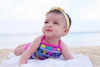 Con gái  Mỹ nhân đẹp nhất Philippines  4 tháng tuổi đã đắt show quảng cáo