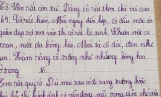  Lộn ruột  với văn miêu tả của học sinh thời nay