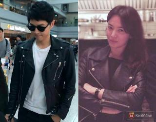 Song Joong Ki & Song Hye Kyo liên tục vô tình mặc đồ giống hệt nhau