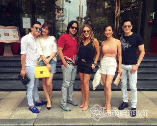 Trấn Thành và Hari Won  dính như sam  khi đi ăn cùng MC Kỳ Duyên