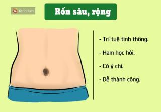 Chỉ nhìn rốn cũng biết được phúc lộc của mỗi người