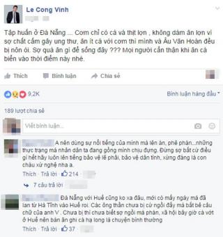 Ông xã Thủy Tiên bị ngộ độc sau khi ăn cá biển?