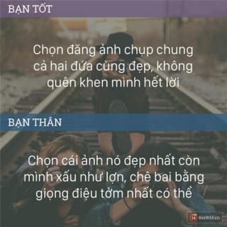 12 điểm khác biệt giữa một người bạn tốt và một đứa bạn thân
