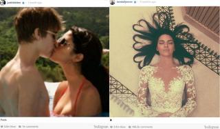 Ảnh Justin Bieber hôn Selena Gomez lập kỷ lục Instagram