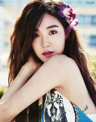 Vẻ đẹp ngọt ngào của Tiffany (SNSD) trong tạp chí Single
