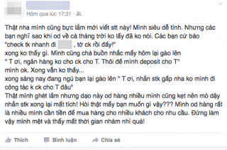 Chuyện những  dân chơi  đặt mua đồ nhưng thản nhiên... quên trả tiền