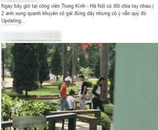 Cô gái quỳ gối xin bạn trai tha thứ tại Hà Nội gây phẫn nộ