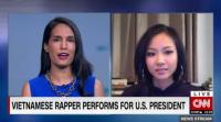 Phóng viên CNN đề nghị Suboi chấm điểm màn beatbox của Obama