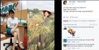  Truy tìm  cô gái đang  gây bão : Ngày làm ngân hàng, cuối tuần về gặt lúa mà vẫn da trắng dáng xinh