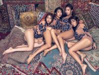 Tung ảnh nhá hàng mặc màu nude, SISTAR khiến netizen  nhức mắt 