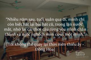 Những câu nói đáng nhớ về tuổi thanh xuân trong truyện ngôn tình