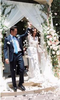 Siêu mẫu Ngọc Thúy hạnh phúc tràn ngập trong ngày tái hôn