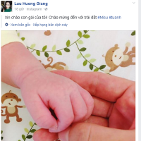  Cải bắp  Lưu Hương Giang lần đầu khoe con gái thứ hai
