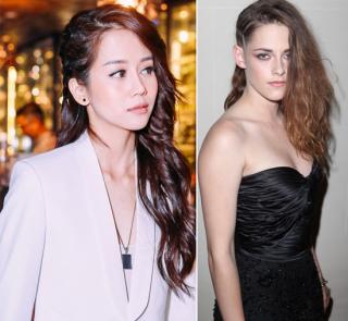 Phong cách thời trang như  song sinh  của An nguy và Kristen Stewart