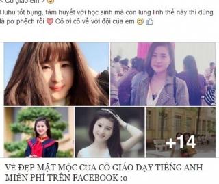 Cô giáo 9X xinh đẹp dạy tiếng Anh miễn phí trên mạng