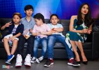 3 quý tử nhà Bằng Kiều gây thu hút tại trường quay Vietnam Idol