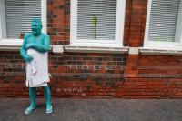 Anh: 3.200 người khỏa thân sơn xanh vì nghệ thuật