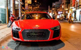 Cận cảnh siêu xe Audi R8 V10 Plus mới về tay Phan Thành