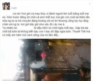  Hotgirl  Thúy Vi đánh người:  Họ có tư cách gì động vào tôi 