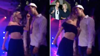 Vắng Tom Hiddleton, Taylor Swift hôn trai lạ