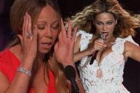 Mariah Carey  ném laptop qua cửa sổ khi hôn phu bật nhạc của Beyonce 