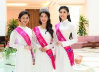 Những hình ảnh đầu tiên của Tân Hoa hậu và hai Á hậu Việt Nam 2016