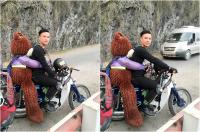 Chàng trai đưa gấu bông đi phượt, ôm hôn chụp ảnh khiến dân tình dậy sóng