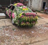 Chiếc xe dâu  nhiều hoa nhất quả đất” của chú rể Nghệ An