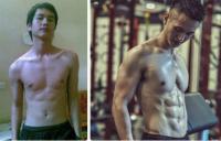 Chàng trai gầy gò tăng 20 kg cao thêm 5 cm nhờ gym