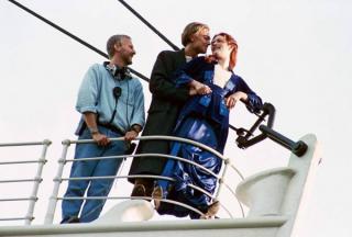 Ảnh hậu trường sản xuất ít tiết lộ của phim  Titanic 