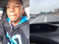 Chàng trai gặp tai nạn do vừa lái xe nhanh vừa livestream