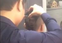 Chàng trai cắt tóc hình Công Phượng cổ vũ cho đội Việt Nam