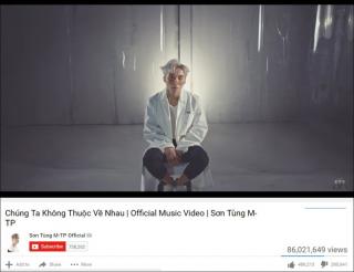 Sơn Tùng M-TP giờ còn vượt cả Justin Bieber: Sở hữu MV trong top bị Dislike nhiều nhất 2016
