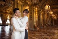 Bộ ảnh cưới lãng mạn của Trấn Thành và Hari Won ở Pháp