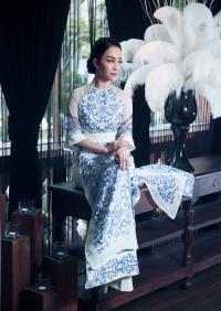 Linh Nga kiêu sa trong trang phục Adrian Anh Tuấn