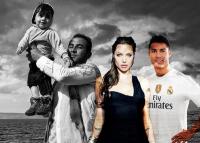 C. Ronaldo đóng phim với Angelina Jolie